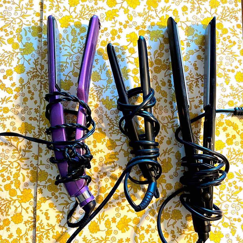 FLAT IRONS SMALL TO MEDIUM IN SIZE